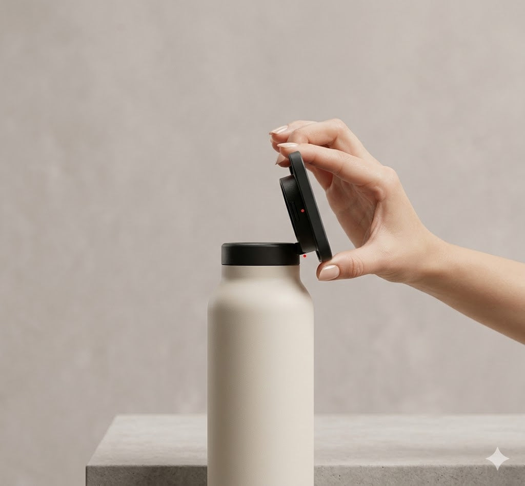 Borraccia termica con treppiede regolabile rotazione 360 gradi e inclinazione 90 gradi verticale orizzontale